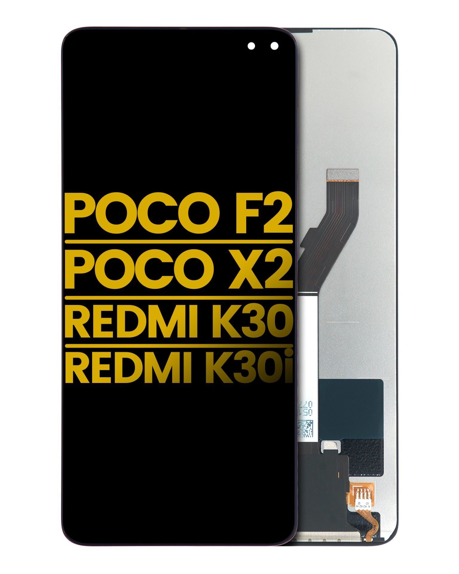 XİAOMİ POCO F2-REDMİ K30 EKRAN SİYAH