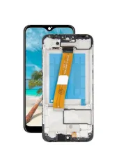 SAMSUNG A01-A015F SERVİS ORJ LCD EKRAN DOKUNMATİK ÇİTALI SİYAH