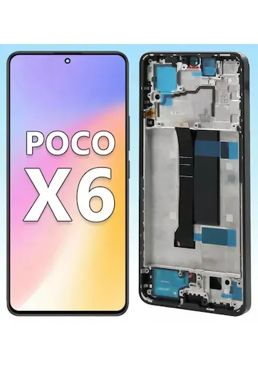 XİAOMİ POCO X6 ÇITALI EKRAN SERVİS ORJ