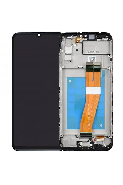 SAMSUNG A03-A035 SERVİS ORJ EKRAN ÇİTALI SİYAH