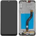 SAMSUNG A20S SERVİS ORJ LCD EKRAN DOKUNMATİK ÇİTALI SİYAH