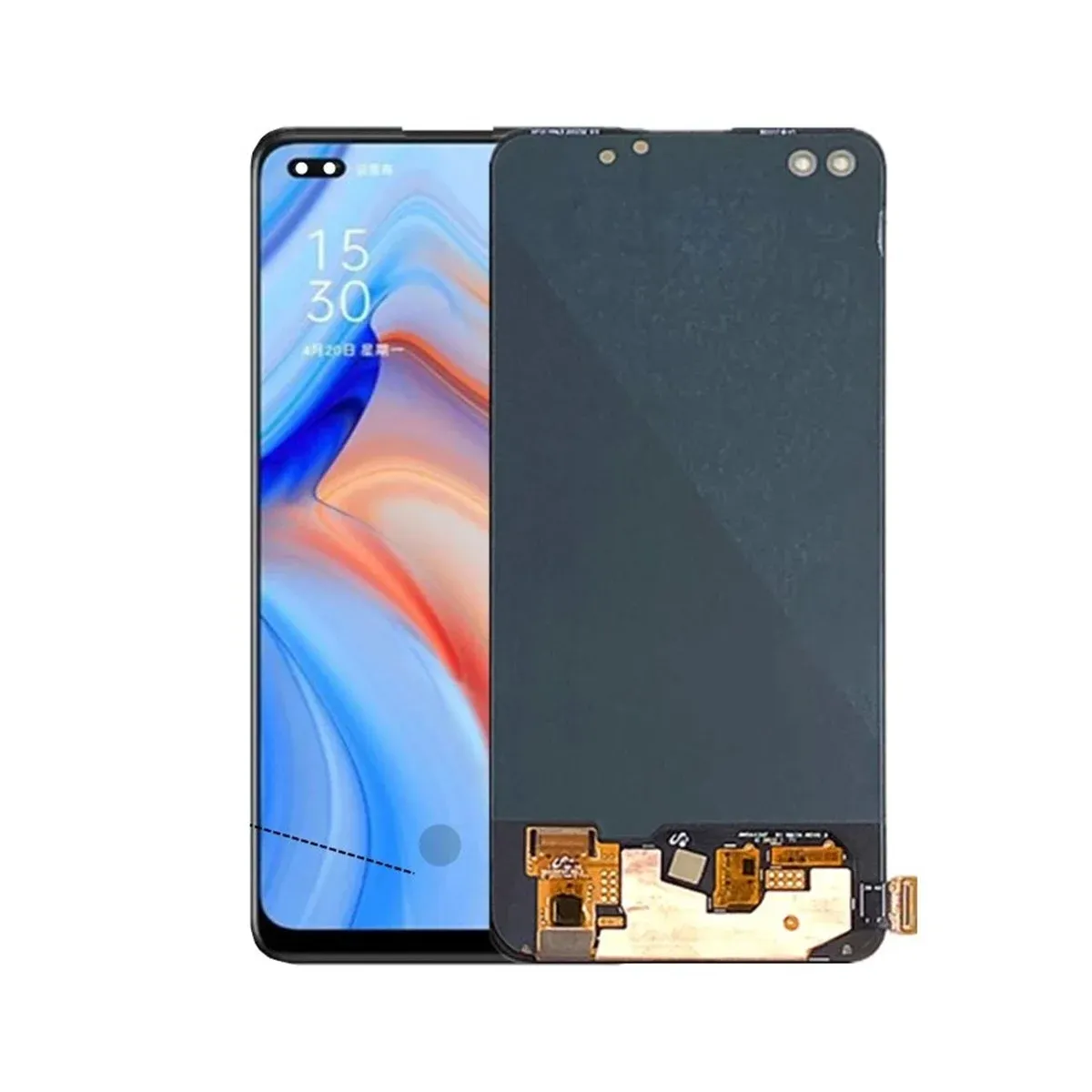 OPPO RENO 4 SERVİS ORJ EKRAN SİYAH