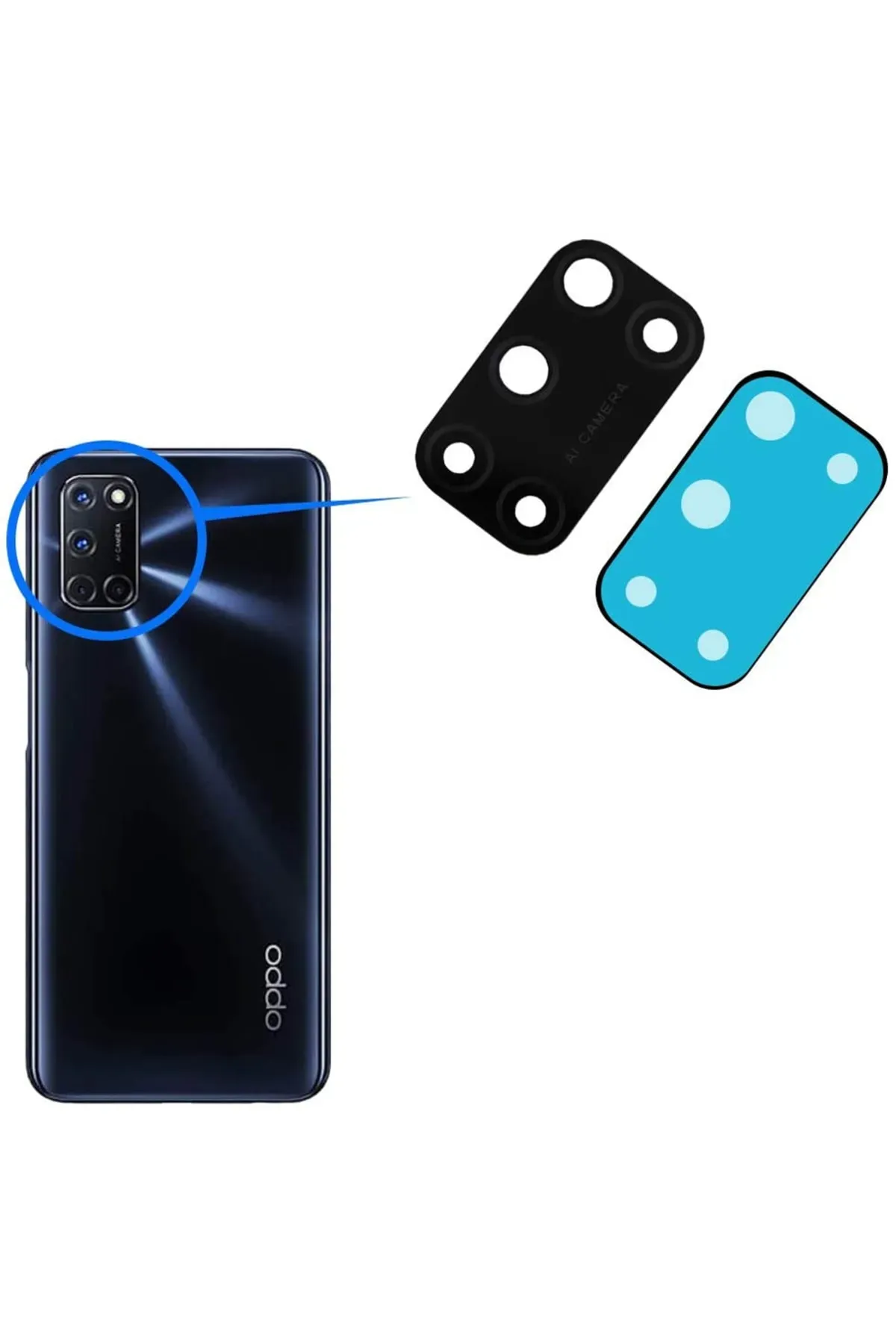 OPPO A74 ORJ KAMERA LENSİ