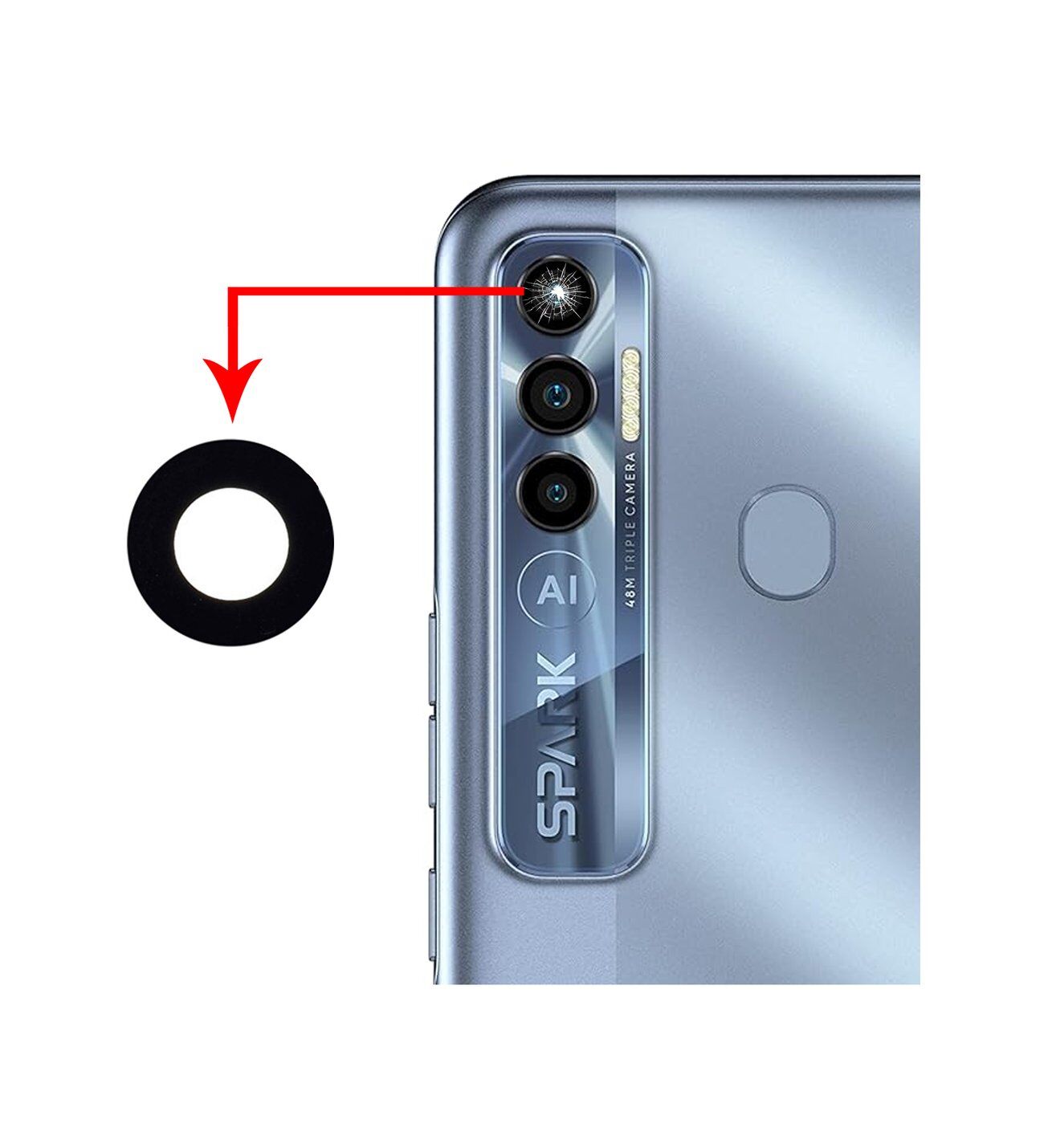 TECNO SPARK 7 PRO KAMERA LENSİ